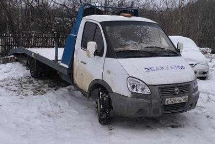 Эвакуатор Газель 3302 в село Исянгулово (Республика Башкортостан) с лебедкой и ломаной платформой